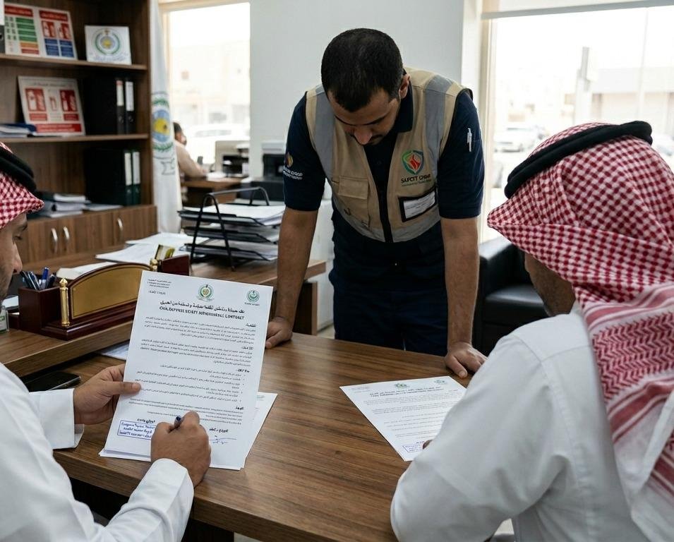 عقد صيانة سلامة الدفاع المدني