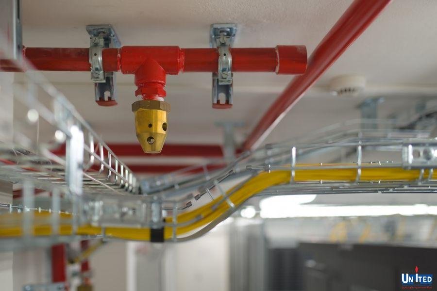 نظمة الإطفاء بالرش الآلي