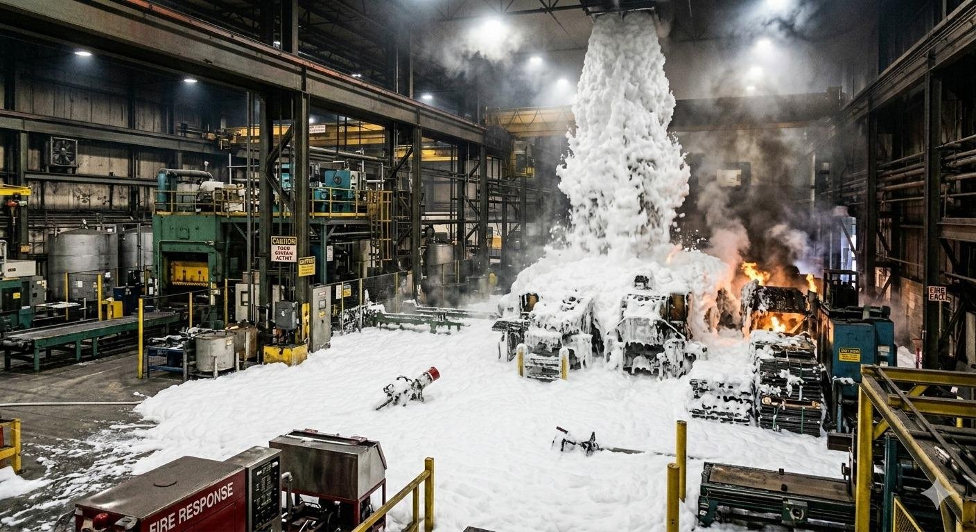 أنظمة إطفاء الفوم