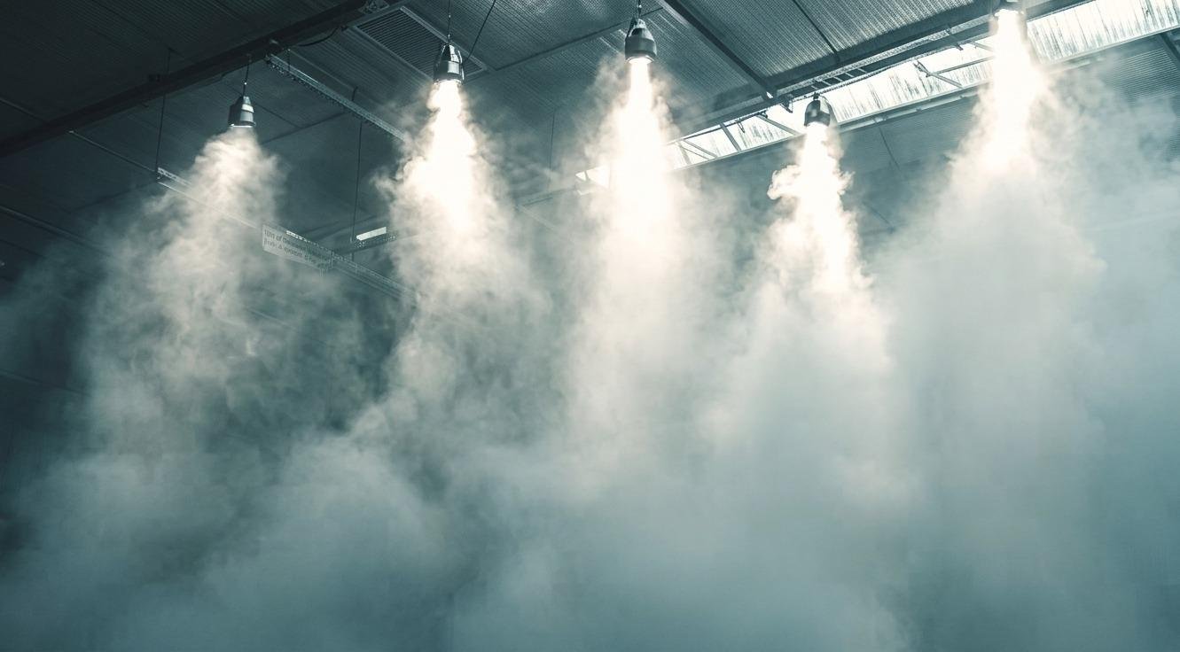 أنظمة الإطفاء بالماء الضبابي