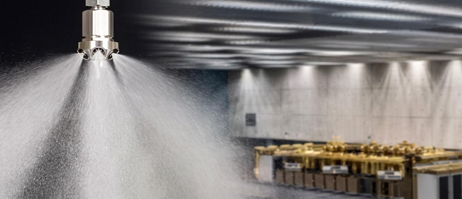 أنظمة الإطفاء بالماء الضبابي