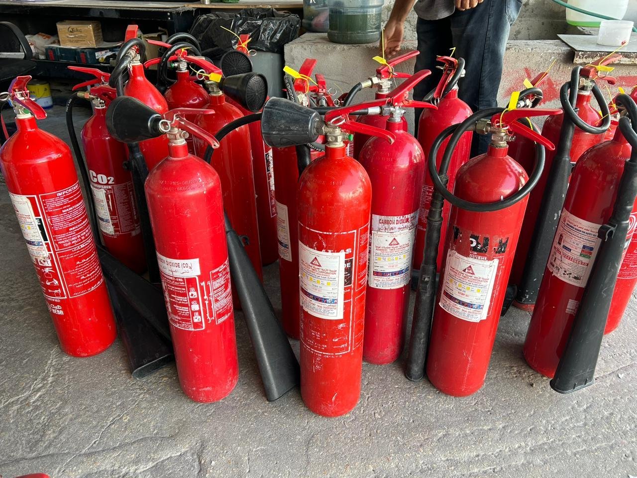 صيانة طفايات الحريق