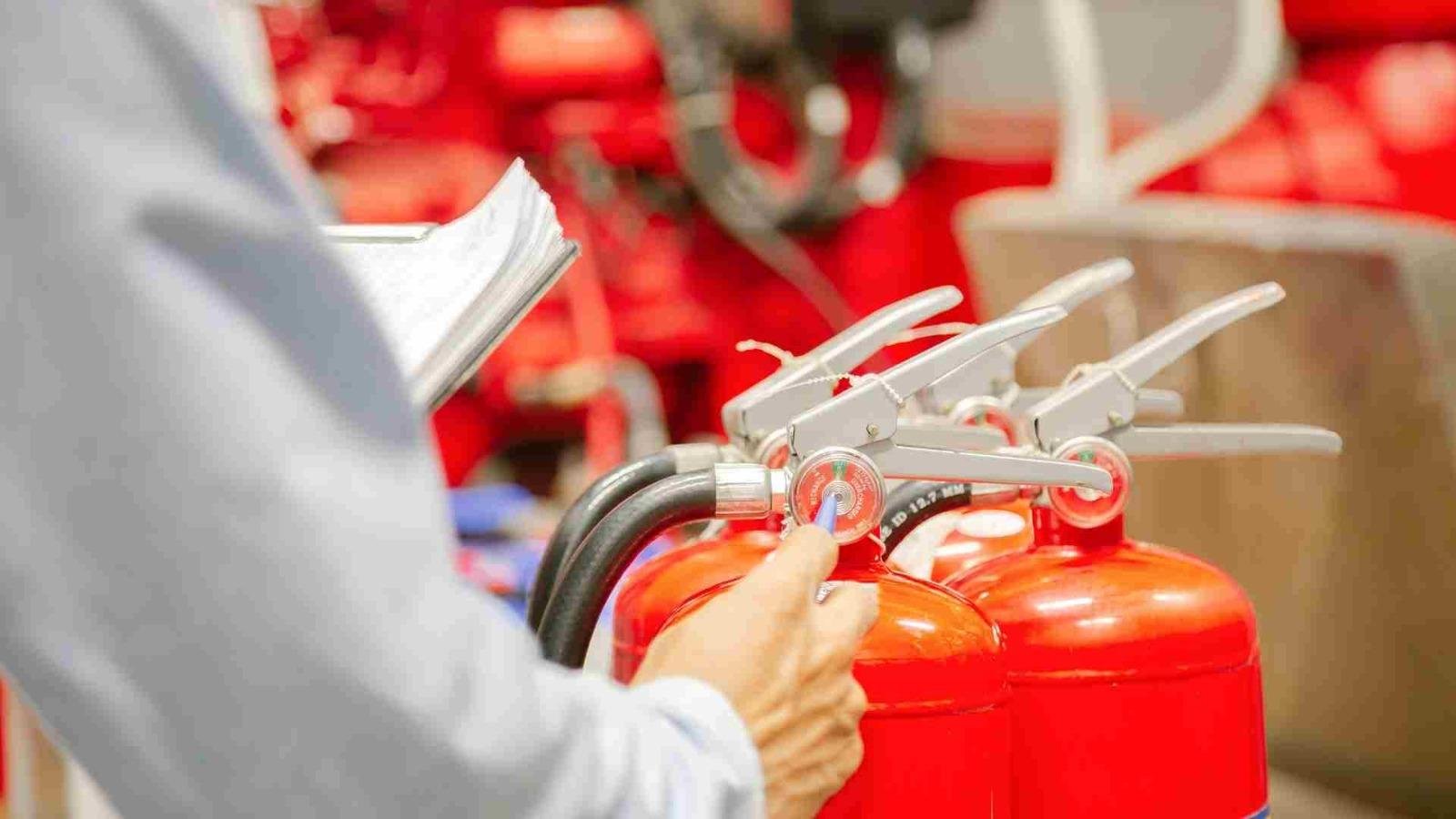 صيانة طفايات الحريق